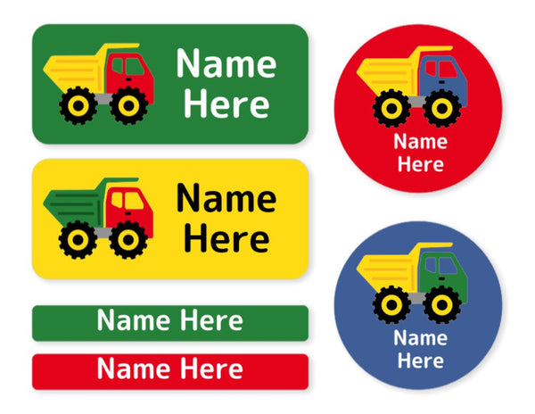 Tractor Mixed Name Label Pack