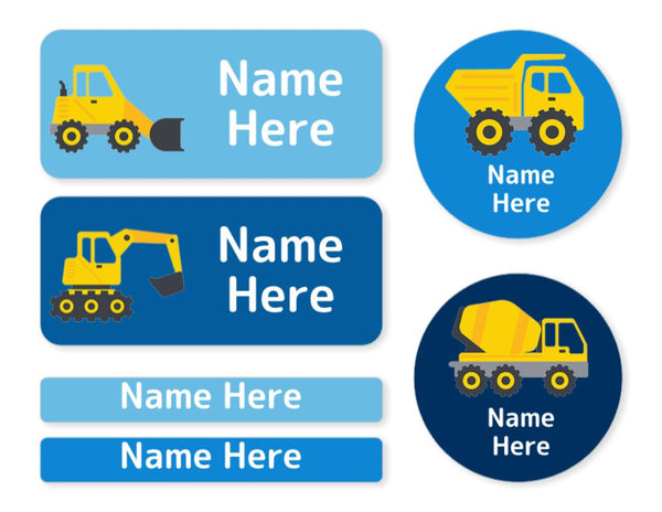 Little Digger Mixed Name Label Pack