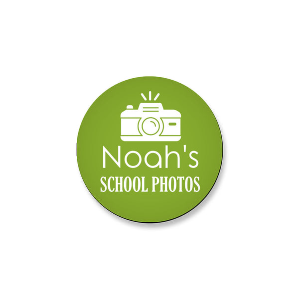 School Photo Flexi Magnet - Round