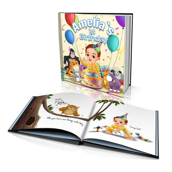 1st Birthday Large Hard Cover Story Book