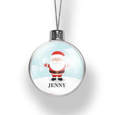 Happy Santa Christmas Bauble