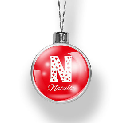 Initial Christmas Bauble