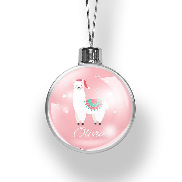 Llama Christmas Bauble