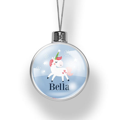 Unicorn Christmas Bauble