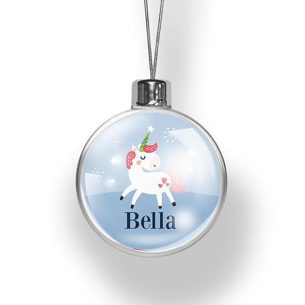 Unicorn Christmas Bauble