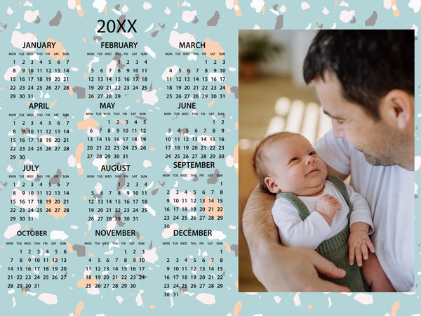 8x12" Sticky Calendar