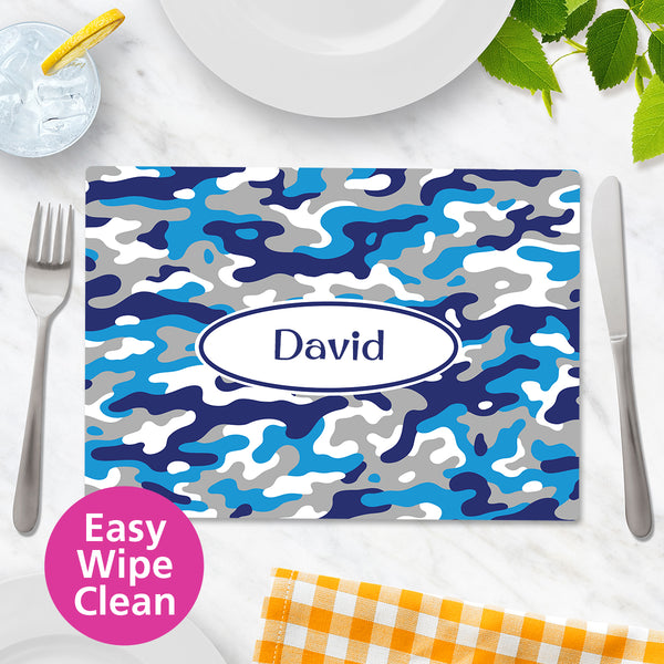 Camo Wipe Clean Placemat - Small