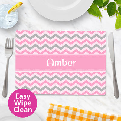 Chevron Wipe Clean Placemat - Large