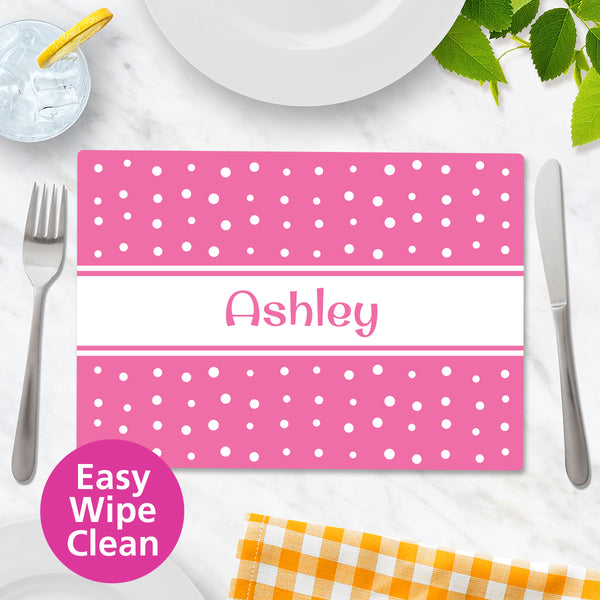 Dotty Wipe Clean Placemat - Large