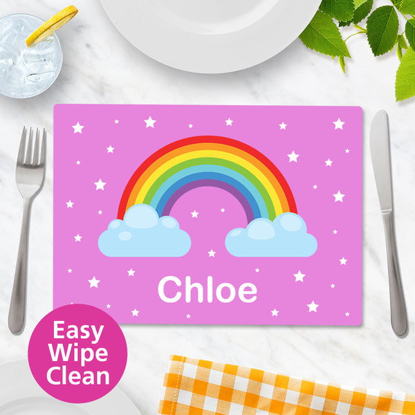 Rainbow Wipe Clean Placemat - Small