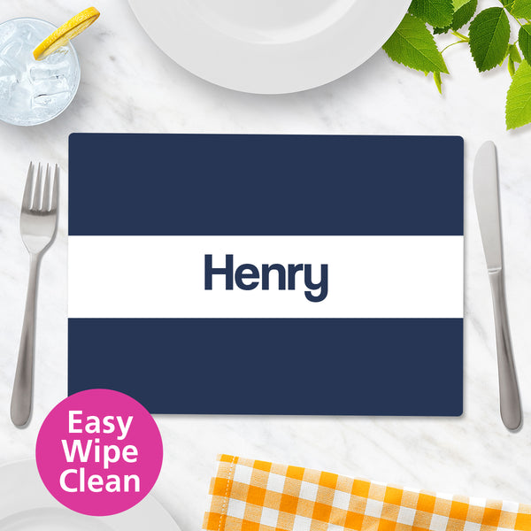 Single Colour Wipe Clean Placemat - Small