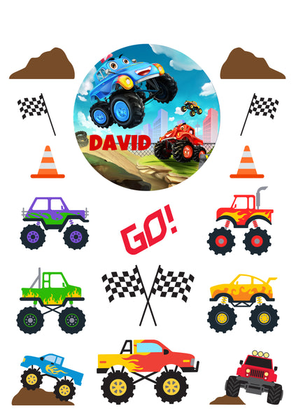 Monster Trucks Sticker Pack