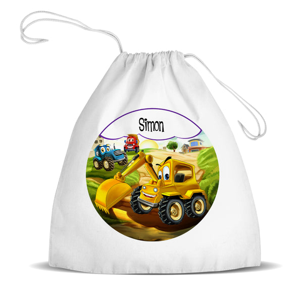 Little Digger Premium Drawstring Bag