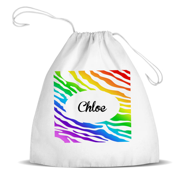 Rainbow Design Premium  Drawstring Bag