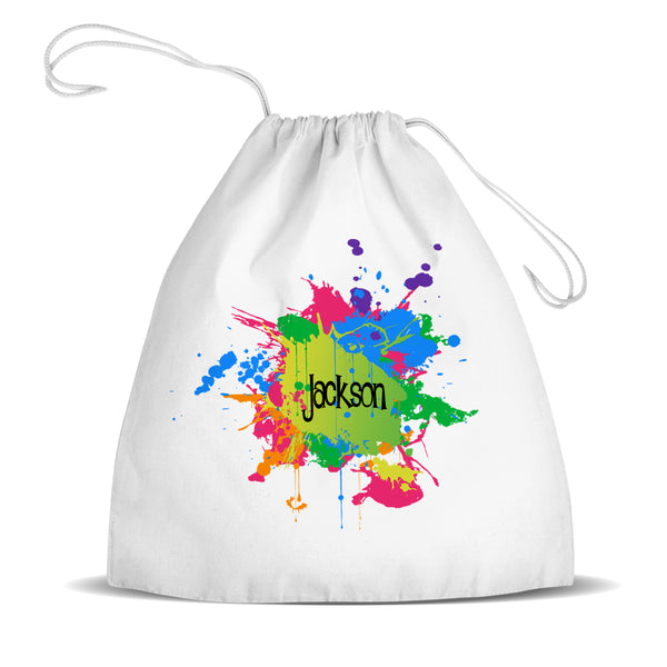 Splatter Premium Drawstring Bag