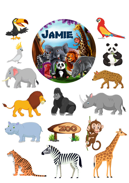 Visits the Zoo Sticker Pack