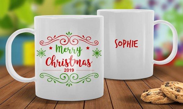 Personalised Kids&#39; Mugs For Christmas