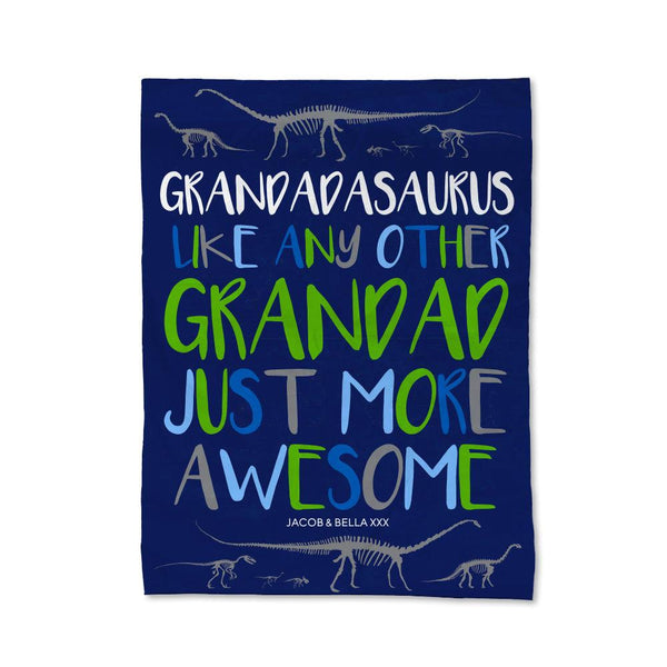 Grandadasaurus Blanket - Medium