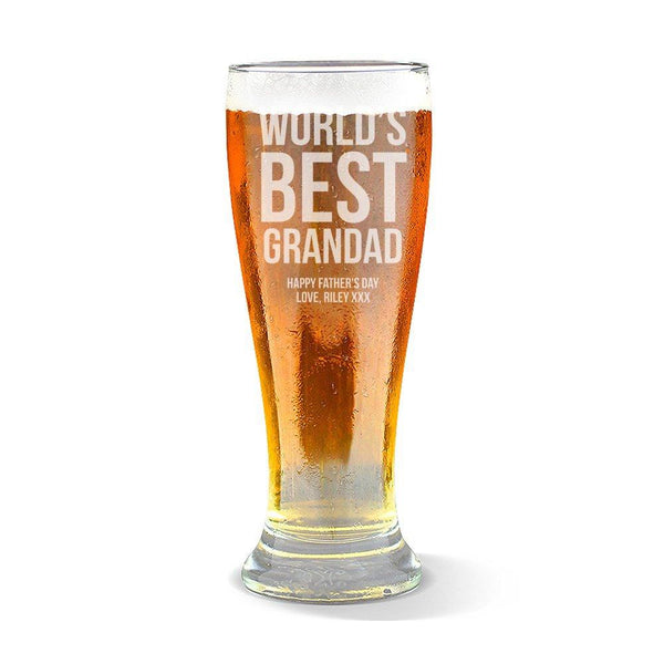 Best Grandad Premium 285ml Beer Glass