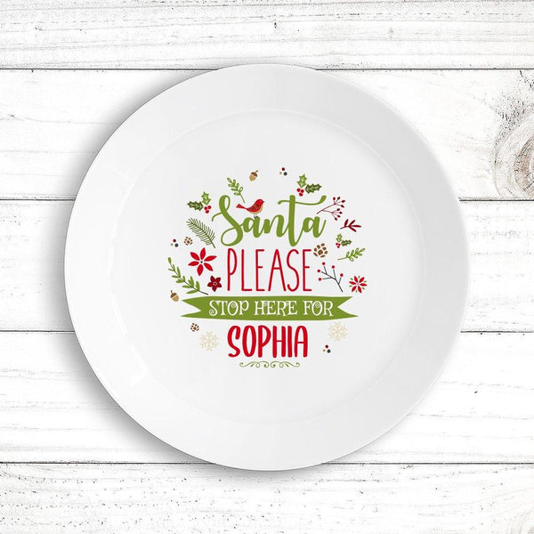 Please Stop Kids Plate