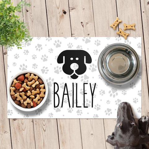 Personalised Pet Feeding Mats Practical Customised Dog Food Mats BIGW Photos